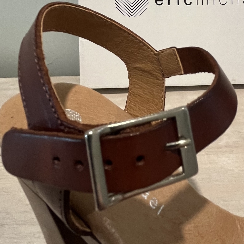 Eric Michael Jasmine Platform Heels in Brown Leather. Size EU 36. New In…‎ - Picture 13 of 14